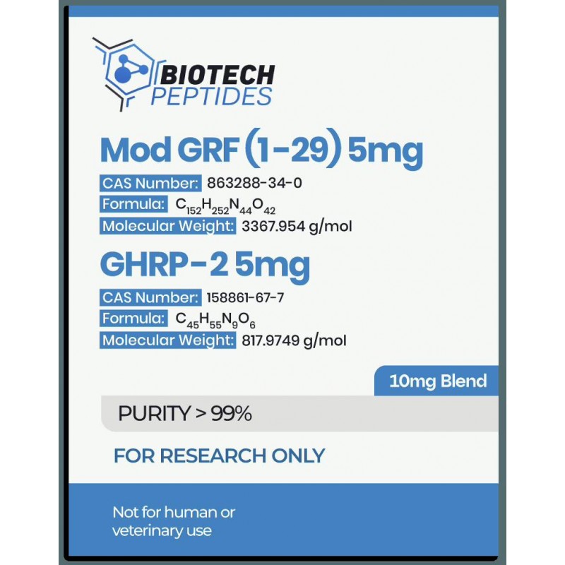 Mod GRF 1-29 & GHRP-2 Blend (10mg)