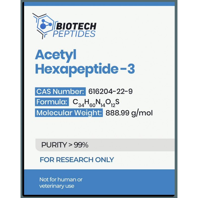 Acetyl Hexapeptide-3 (Argireline) (200mg) Acetyl Hexapeptide-3 (Argireline) (200mg)