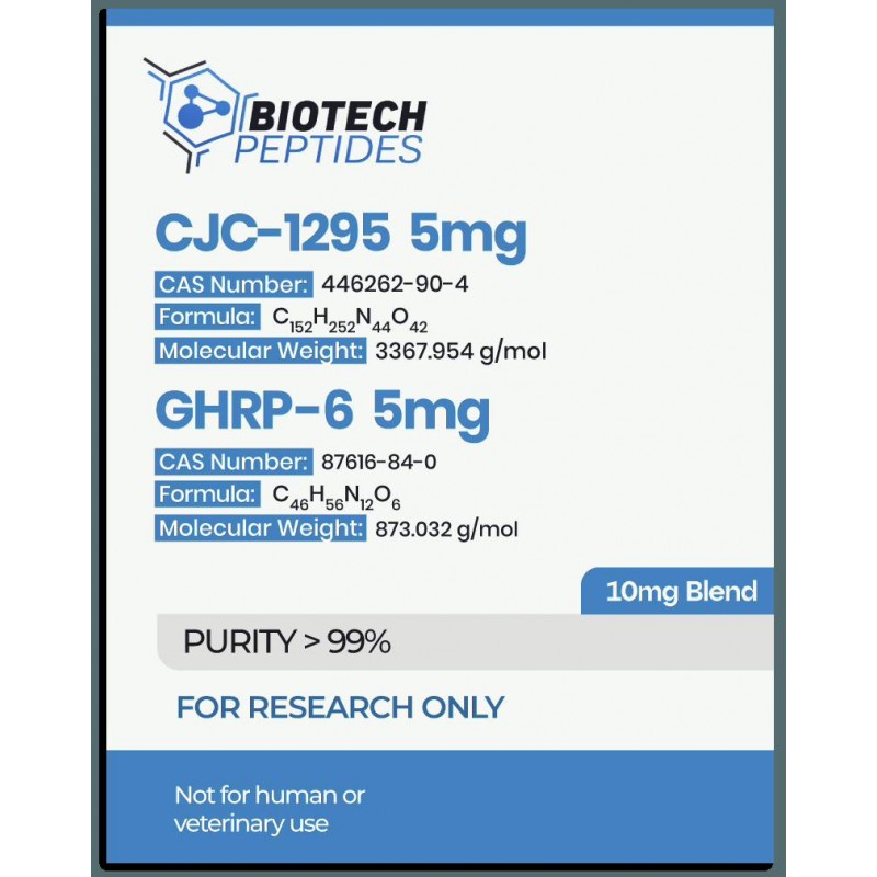 CJC-1295 & GHRP-6 Blend (10mg) CJC-1295 & GHRP-6 Blend (10mg)