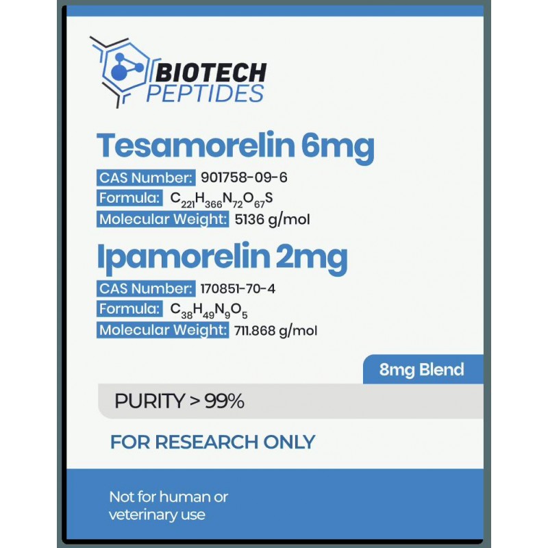 Tesamorelin & Ipamorelin Blend (8mg)